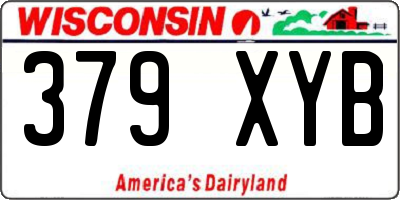 WI license plate 379XYB