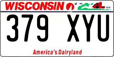 WI license plate 379XYU