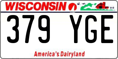WI license plate 379YGE
