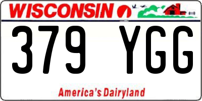 WI license plate 379YGG