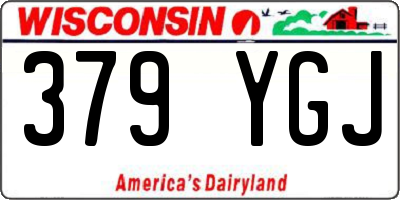 WI license plate 379YGJ