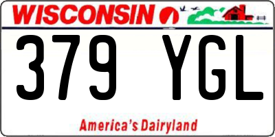 WI license plate 379YGL