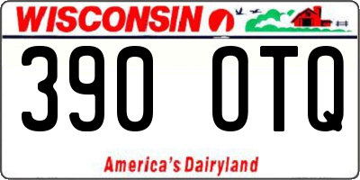WI license plate 390OTQ