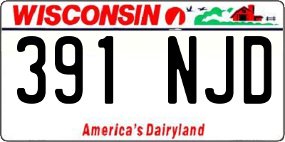 WI license plate 391NJD