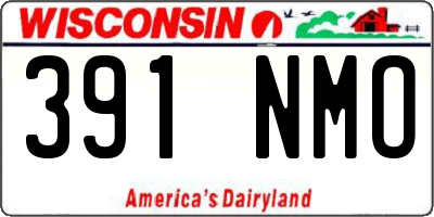 WI license plate 391NMO