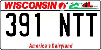 WI license plate 391NTT