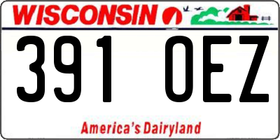WI license plate 391OEZ