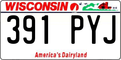 WI license plate 391PYJ