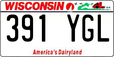WI license plate 391YGL