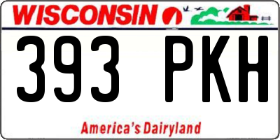WI license plate 393PKH