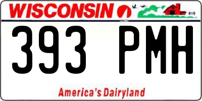 WI license plate 393PMH