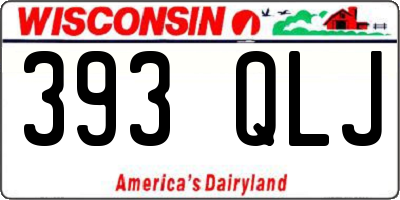 WI license plate 393QLJ