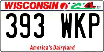 WI license plate 393WKP