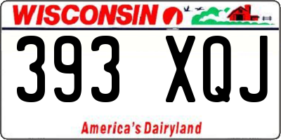 WI license plate 393XQJ