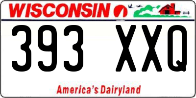 WI license plate 393XXQ