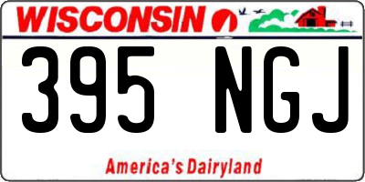WI license plate 395NGJ