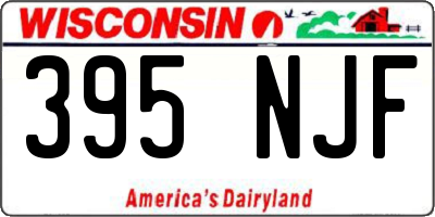 WI license plate 395NJF