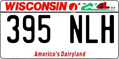 WI license plate 395NLH