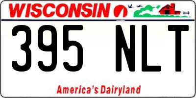 WI license plate 395NLT