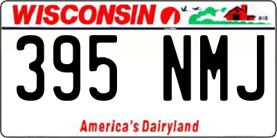 WI license plate 395NMJ