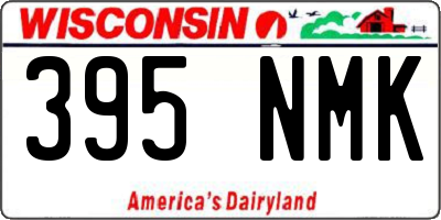 WI license plate 395NMK