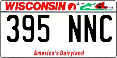 WI license plate 395NNC