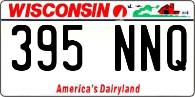 WI license plate 395NNQ