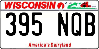 WI license plate 395NQB