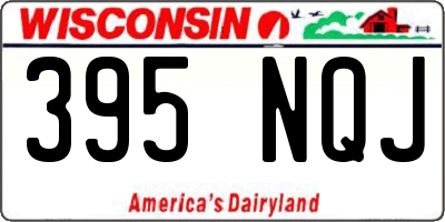 WI license plate 395NQJ