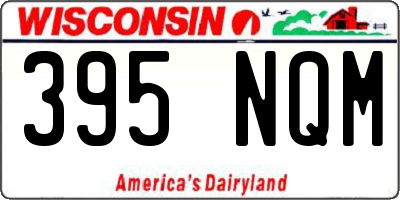 WI license plate 395NQM
