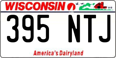 WI license plate 395NTJ