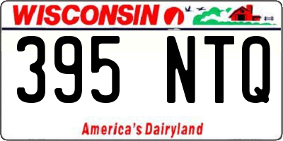 WI license plate 395NTQ