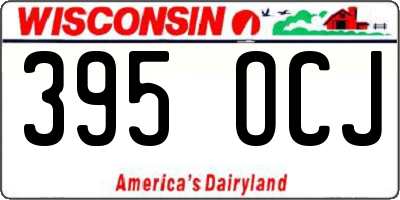 WI license plate 395OCJ