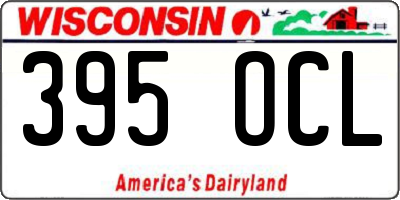 WI license plate 395OCL