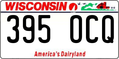 WI license plate 395OCQ