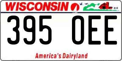 WI license plate 395OEE