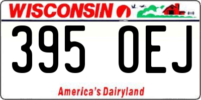 WI license plate 395OEJ