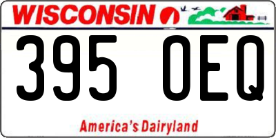 WI license plate 395OEQ