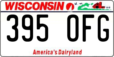 WI license plate 395OFG