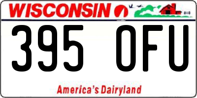 WI license plate 395OFU