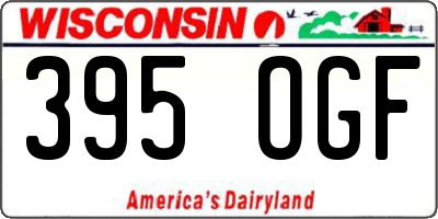 WI license plate 395OGF