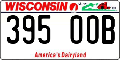 WI license plate 395OOB