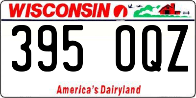 WI license plate 395OQZ