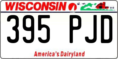 WI license plate 395PJD