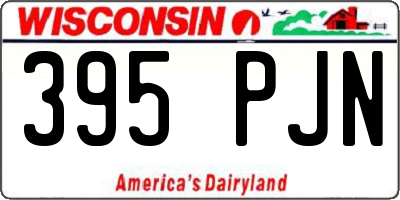 WI license plate 395PJN