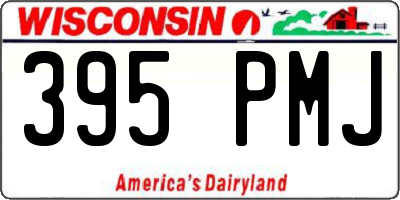 WI license plate 395PMJ