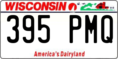 WI license plate 395PMQ