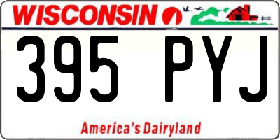 WI license plate 395PYJ