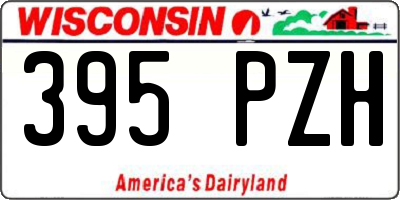 WI license plate 395PZH