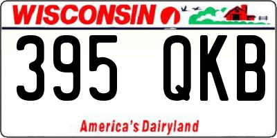 WI license plate 395QKB